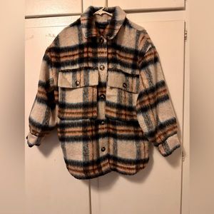 English Factory Plaid Shacket